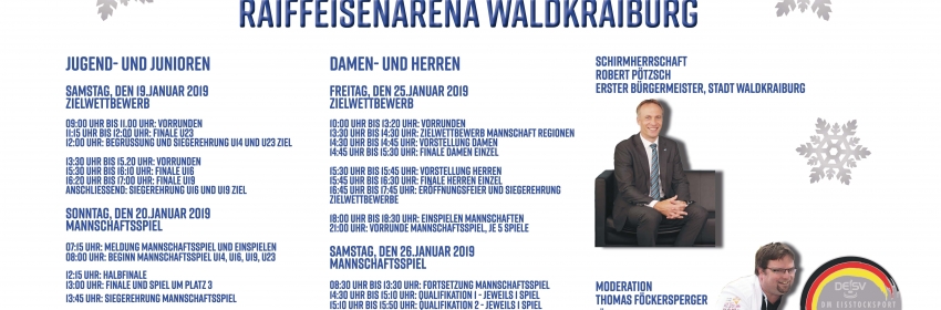 Eisstock DM 2019  in Waldkraiburg Vorberichte