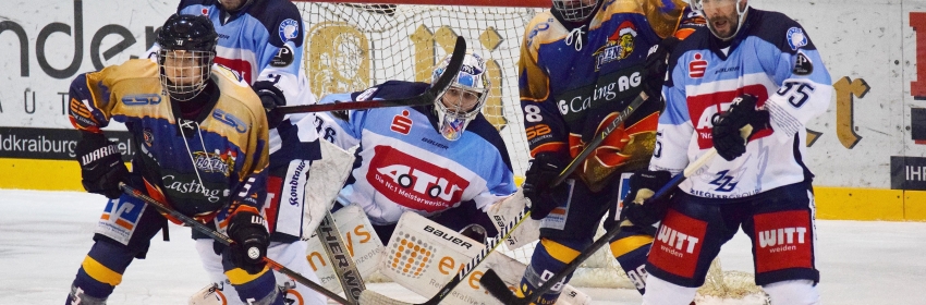 Eishockey Oberliga Waldkraiburg verliert in Weiden mit 2 zu 4