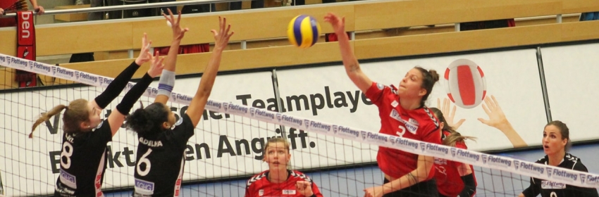 Damen Volleyball Bundesliga RR Vilsbiburg schlagen Erfurt und muessen in den Playoffs gegen Potsdam ran