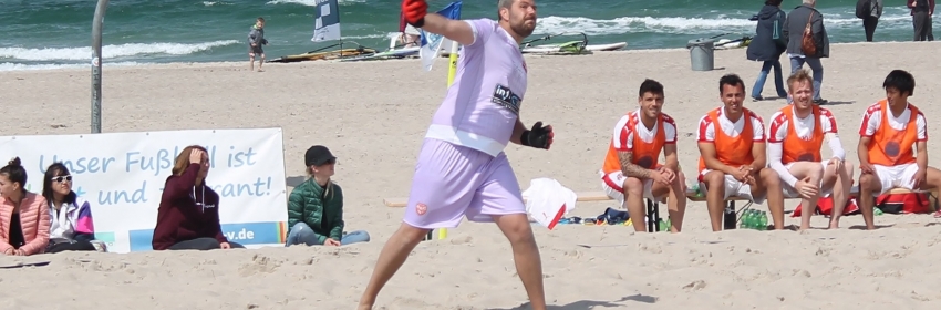 Beach Soccer Bundesliga 2019 Waldkraiburg mit Heimspiel Wochenende in Oberschleissheim