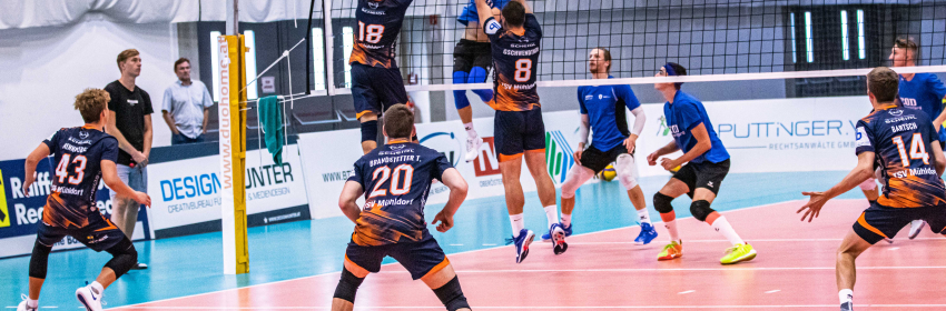 Volleyball Bundesliga 2 der Herren Muehldorf mit Heimspielauftakt