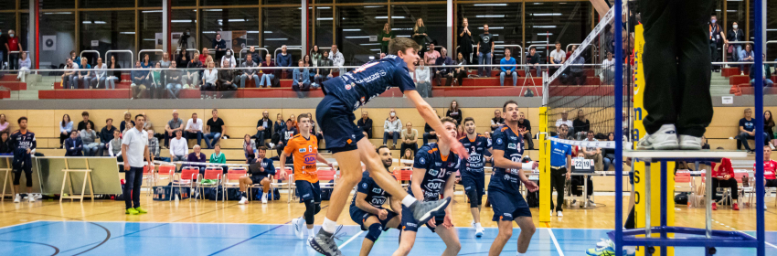 Volleyball Bundesliga 2 Muehldorf gewinnt Heimpremiere