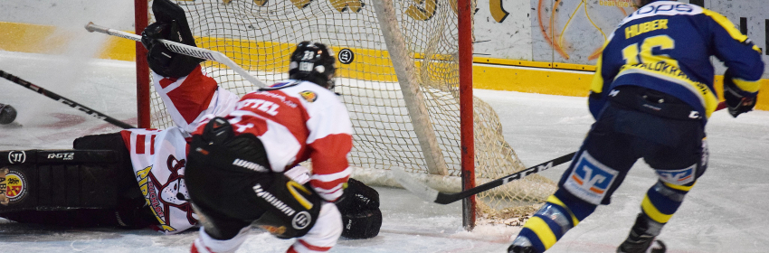 Eishockey Bayernliga Waldkraiburg gewinnt gegen Buchloe