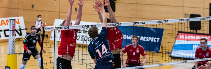 Zweite Volleyball Bundesliga Herren Muehldorf vor dem Spiel gegen Dresden